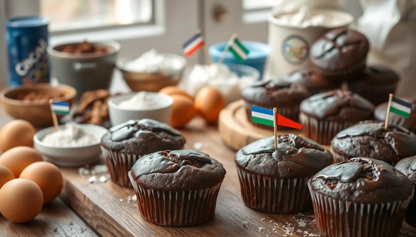 olympic village chocolate muffins recipe